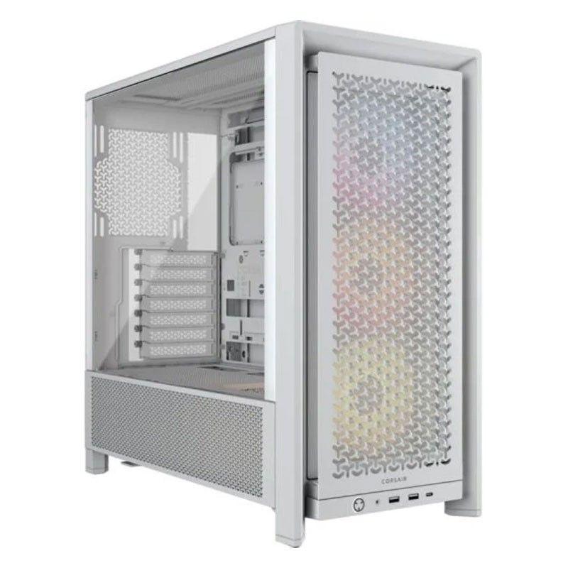 Caixa PC CORSAIR FRAME 4000D (ATX, EATX, micro ATX, Mini-ITX - 2.5" - Plástico, Aço, Vidro temperado - Branco)