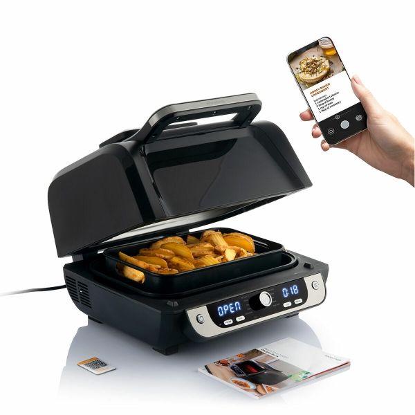 Fritadeira de Ar com Grill INNOVAGOODS Fryinn 12-in-1 6000 (3400 W - Digital - Preto e Aço)