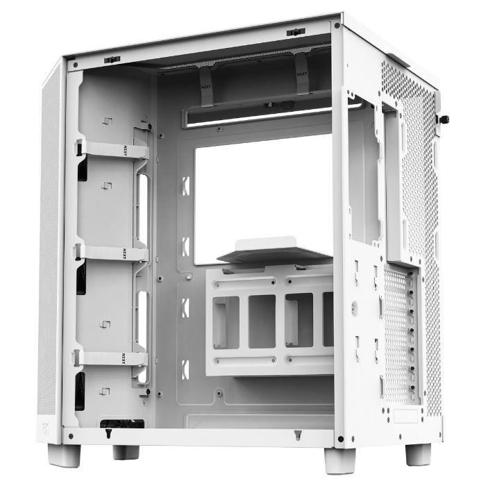 Caixa PC NZXT H6 Flow RGB (ATX, micro ATX, Mini-ITX - ATX, SFX, SFX-L - Midi Tower - Branco) — miniatura 6
