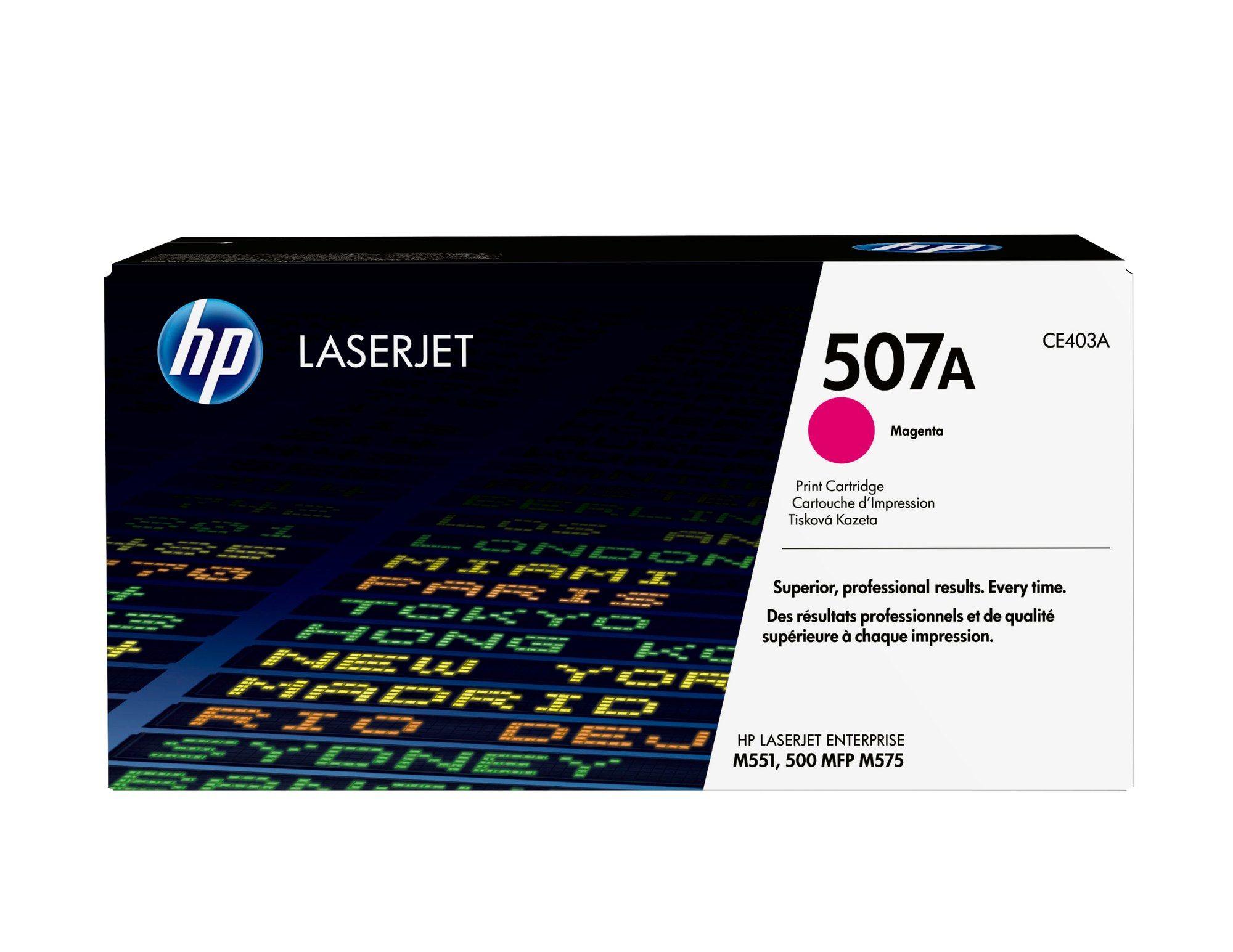 Toner HP 507A CE403A (6000 páginas - Magenta)