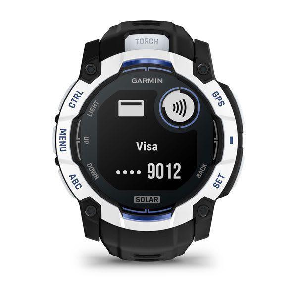 Smartwatch GARMIN Instinct 3 Solar (Redondo - Android, iOS - MIP - Branco/Preto) — miniatura 3