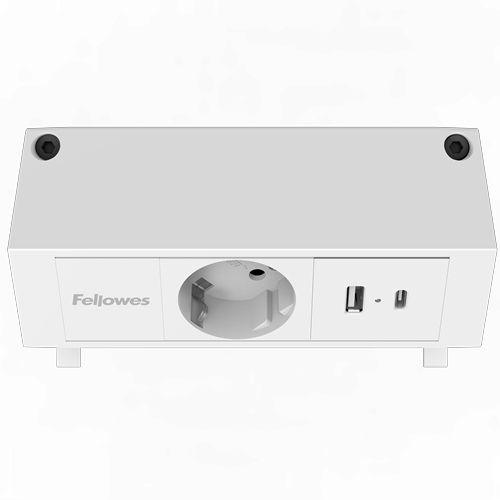 Módulo de Alimentação de Secretária FELLOWES 100137173 (Branco), miniatura 3