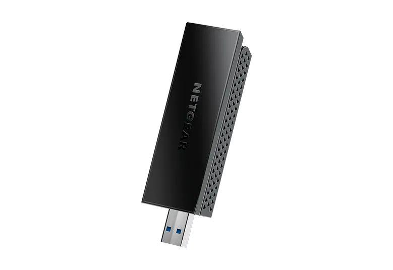 Adaptador Wi-Fi USB NETGEAR Nighthawk AX1800 A7500-100PES (Wi-Fi 6 - 1200 Mbit/s - Dual-band - Preto)