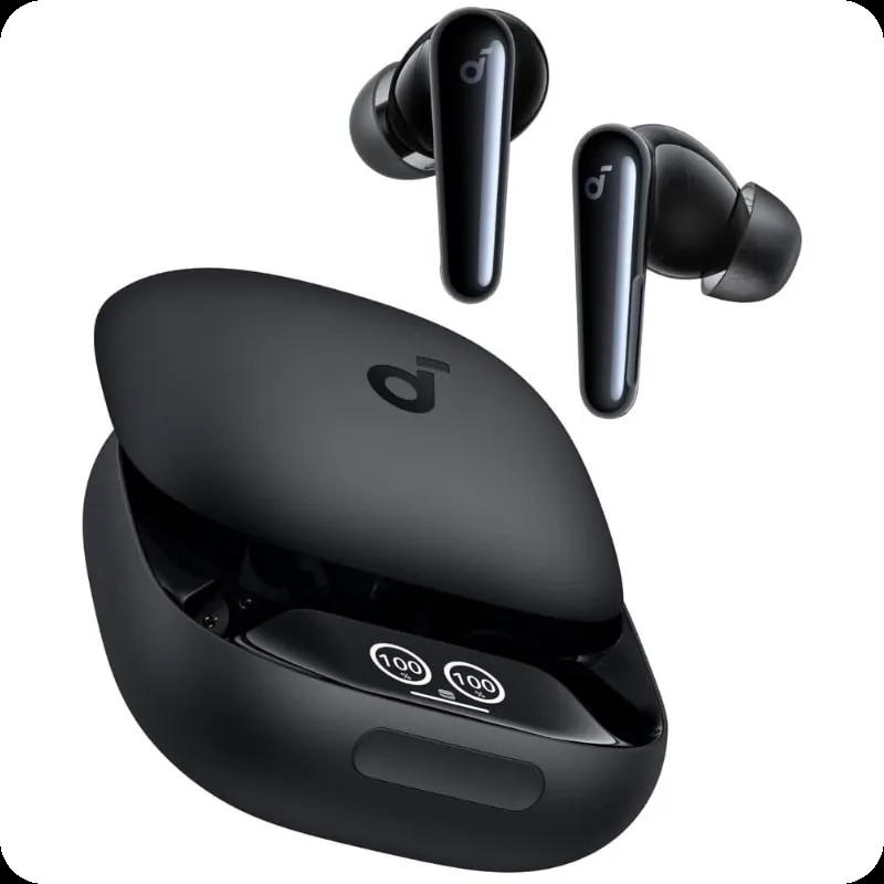 Auscultadores SOUNDCORE Liberty 4 Pro (Auscultadores True Wireless - 10,5 mm - ANC - Preto)