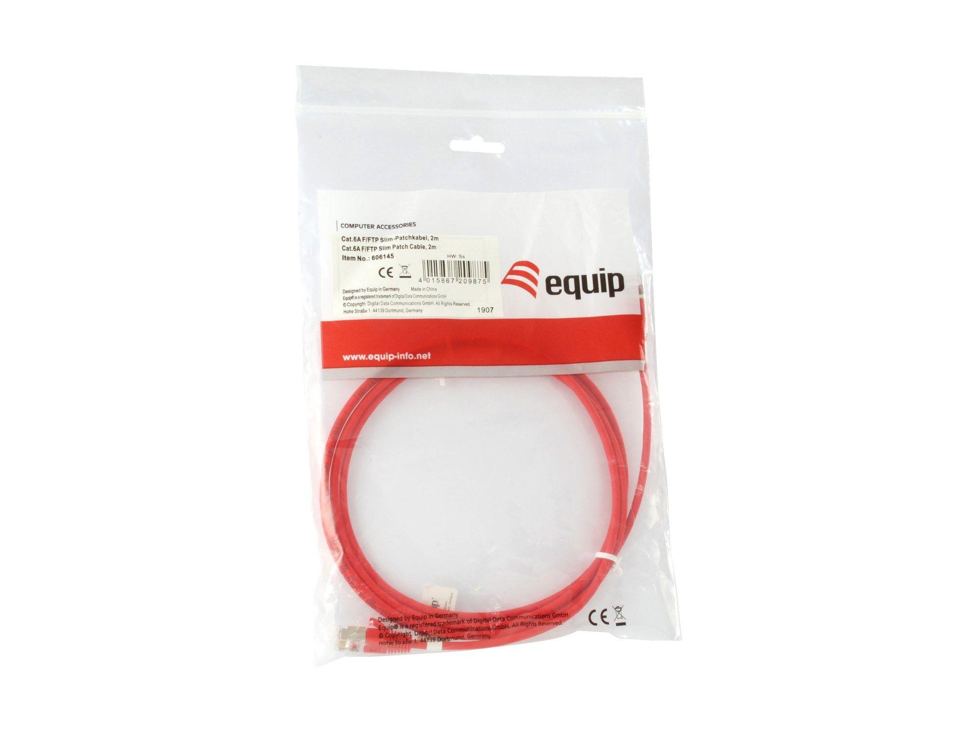 Cabo de Rede EQUIP 606145 (2 m - RJ-45 - PoE+ - Vermelho), miniatura 4