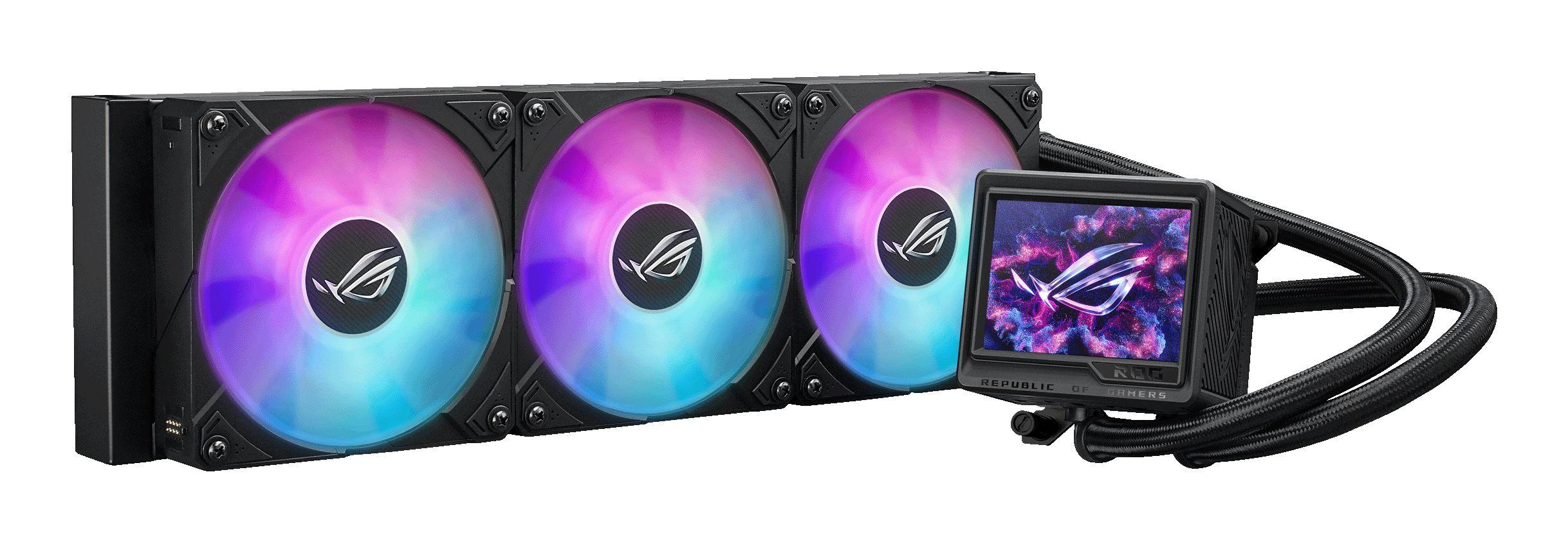 Refrigerador Líquido All-in-One ASUS ROG Ryujin III 360 ARGB Extreme (120 mm - 3 ventoinhas - 2800 RPM - Preto), miniatura 3