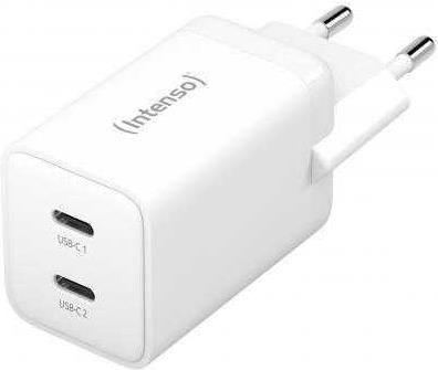 Carregador de Parede INTENSO Power Adapter W40CC GaN (40 W - Branco)
