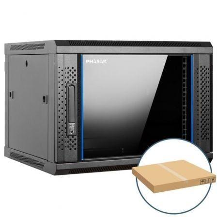 Armário Rack Mural PHASAK PHO 2209D (19" - 9U - 542 x 450 mm - Preto) — miniatura 3