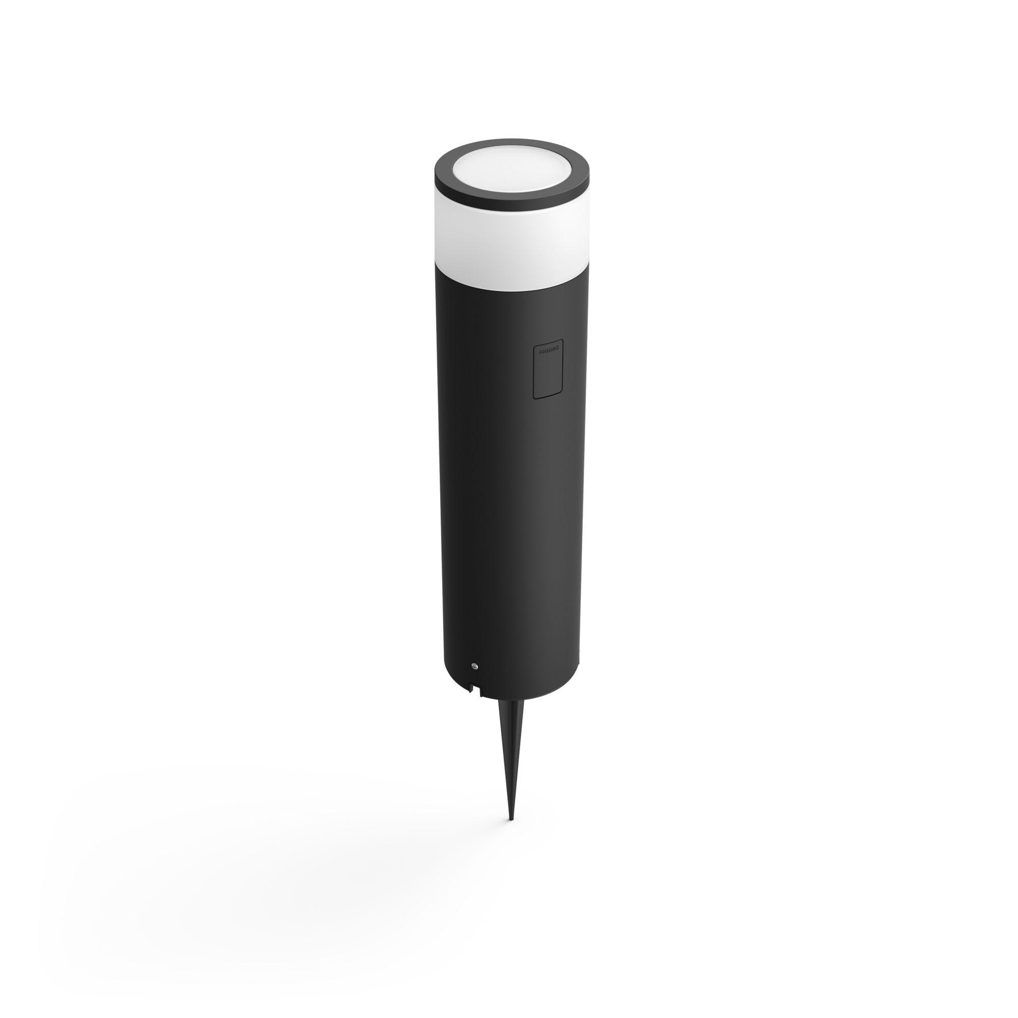 Poste de Iluminação Exterior PHILIPS Hue Calla 17437/30/P7 (Bluetooth e Zigbee - Bluetooth/Zigbee - Preto) — miniatura 5