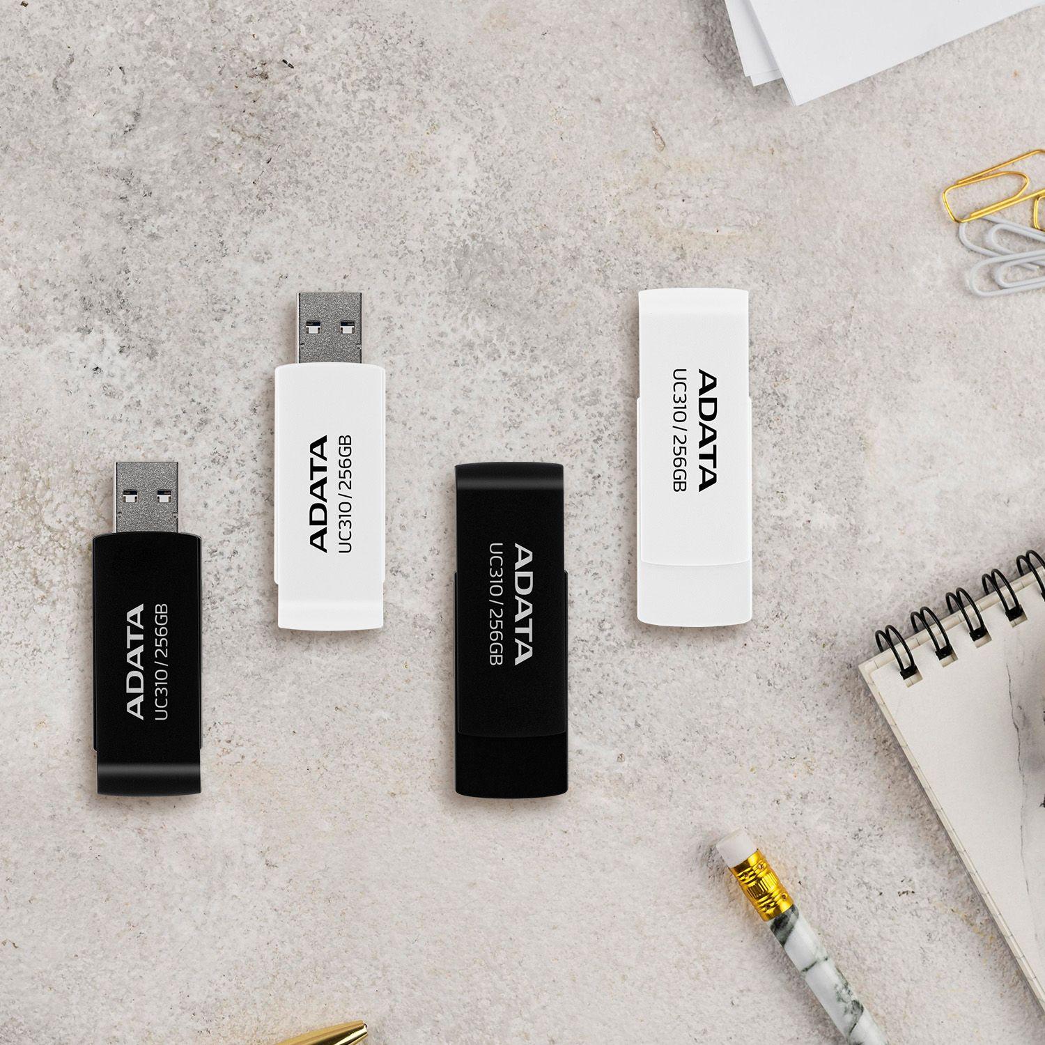 Pen USB ADATA UC310 (USB Type-A - USB-A - 3.2 Gen 1 - Branco) — miniatura 6
