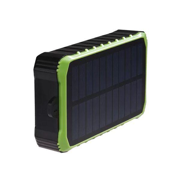 Bateria Externa Solar DENVER PSO-10012 (Universal - USB-C - Preto/Verde Claro) — miniatura 5