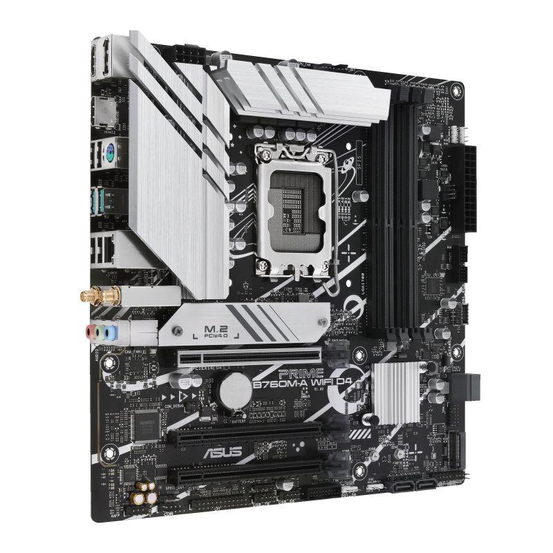 Motherboard ASUS PRIME B760M-A WIFI D4 (LGA 1700 - Micro ATX - Duplo canal), miniatura 2