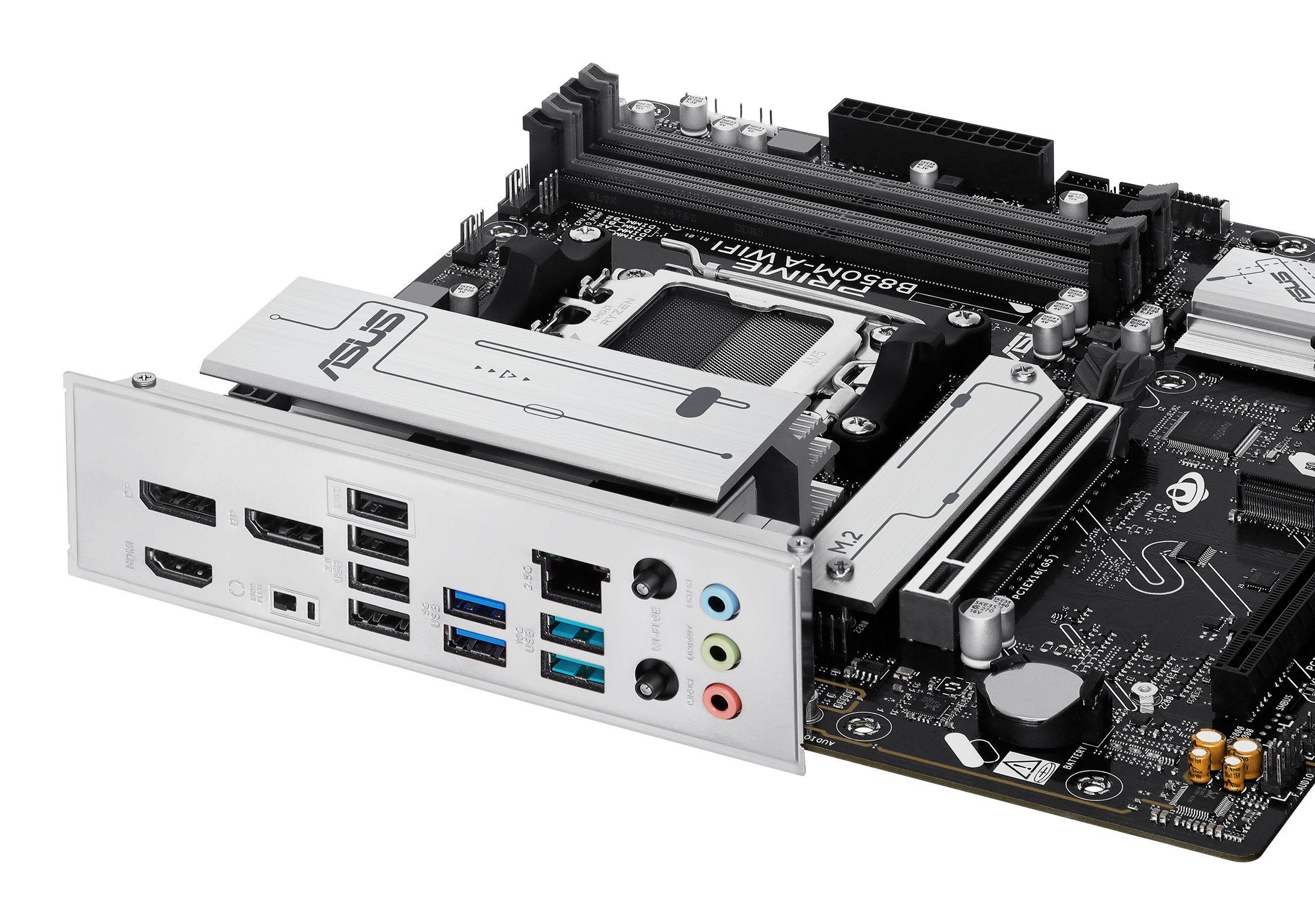 Motherboard ASUS PRIME B850M-A WIFI (AM5 - micro ATX - Duplo canal - Multicor) — miniatura 9