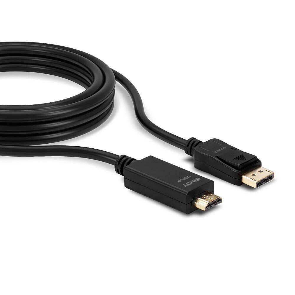 Cabo DisplayPort para HDMI LINDY 36922 (2 m - DisplayPort, macho - HDMI Type A - Preto), miniatura 3