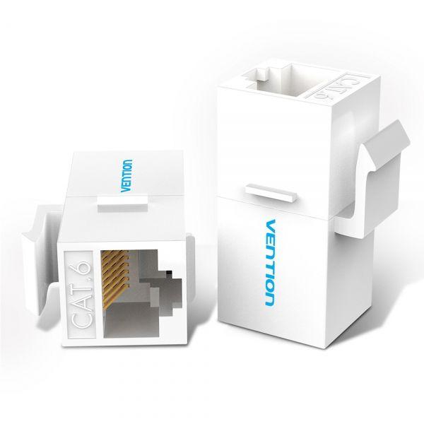 Conector Keystone VENTION IPGW0-5 (RJ45 fêmea para fêmea - Branco)
