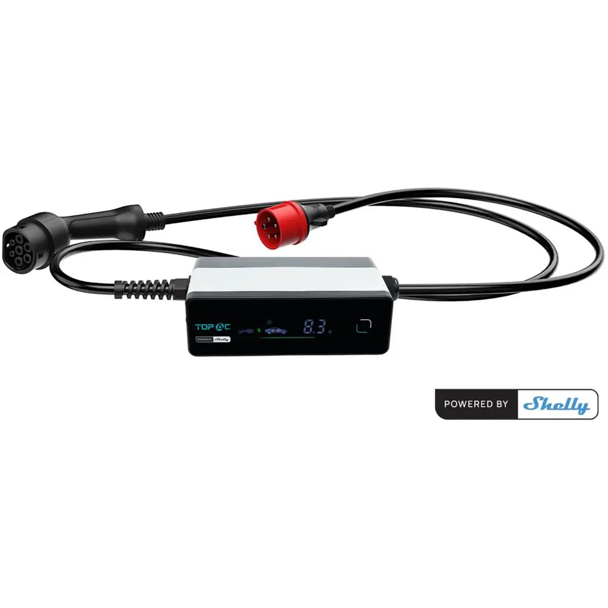 Carregador Portátil para Veículo Elétrico SHELLY TopAC EVE01-11R (11 kW - Preto), miniatura 2