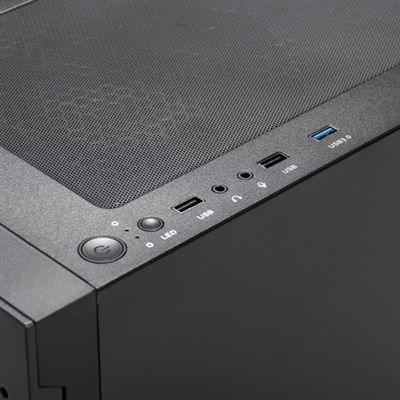 Caixa de PC GAMDIAS Talos E3 MESH (ATX, Micro ATX, Mini-ITX - Midi Tower - 16 cm - Branco) — miniatura 2