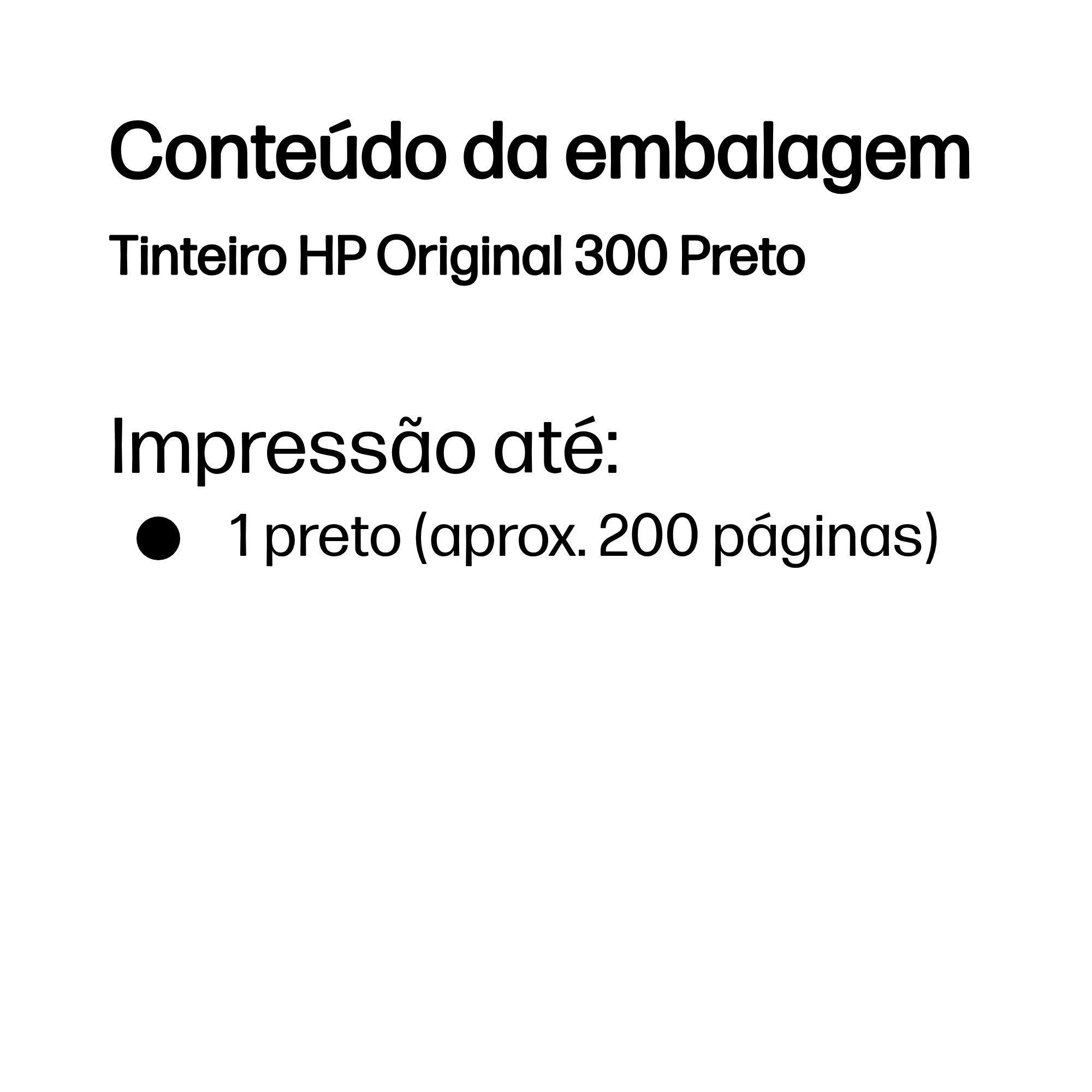 Tinteiro HP 300 CC640EE (200 páginas - Preto), miniatura 3