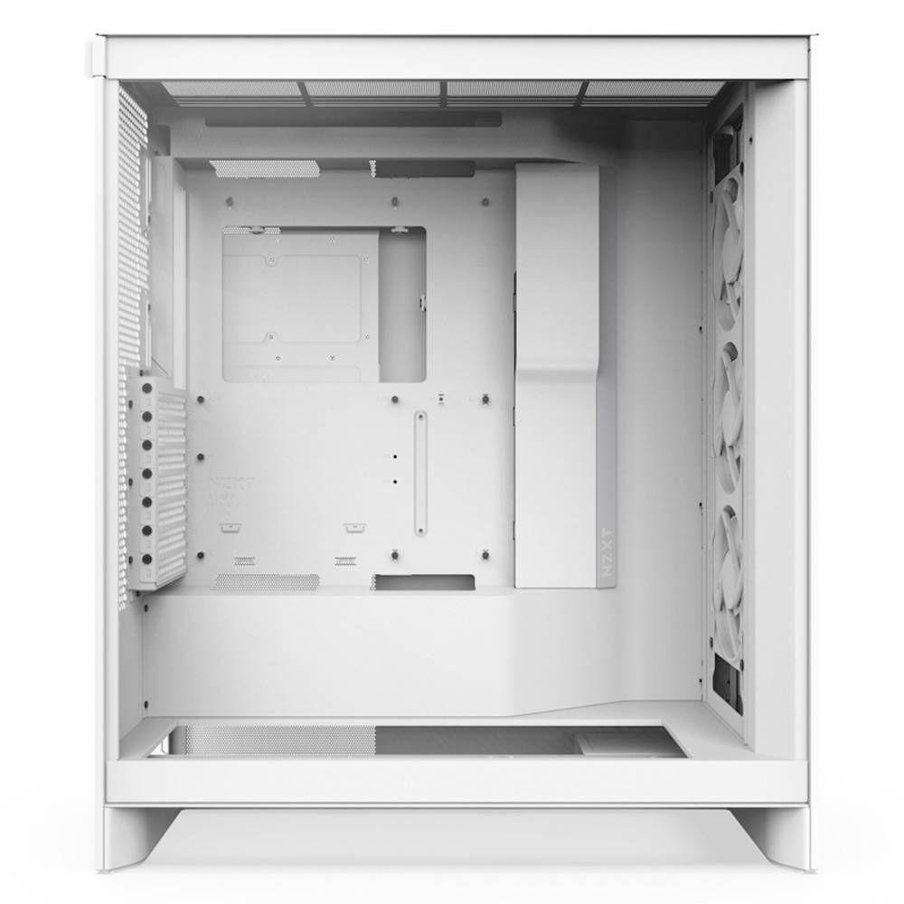 Caixa de Computador NZXT H7 Flow RGB (2024) (ATX, SFX, SFX-L - Midi Tower - Aço SGCC, vidro temperado - Branco) — miniatura 3