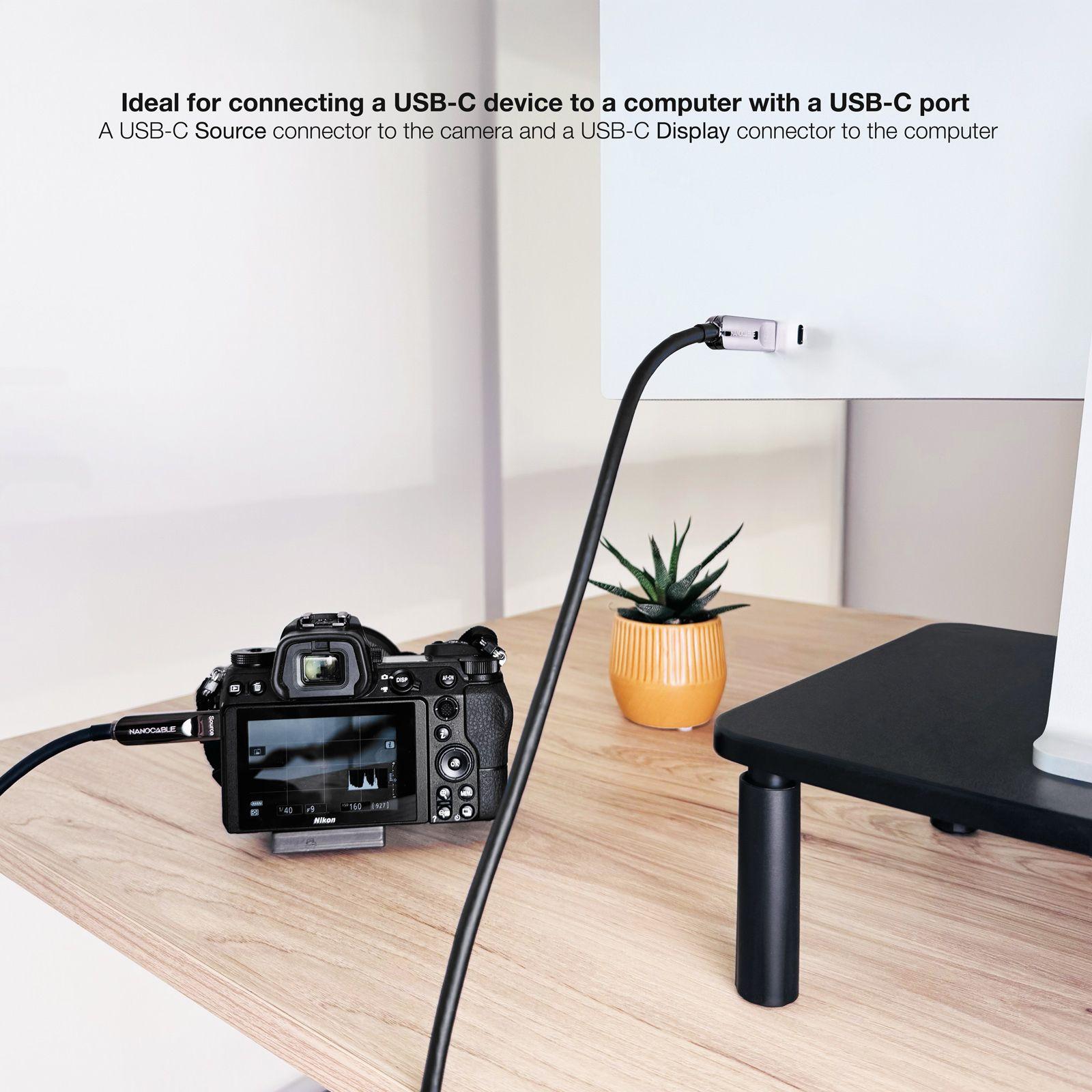 Cabo USB-C NANOCABLE 10.01.4605 (5 m - USB-C - Preto) — miniatura 4