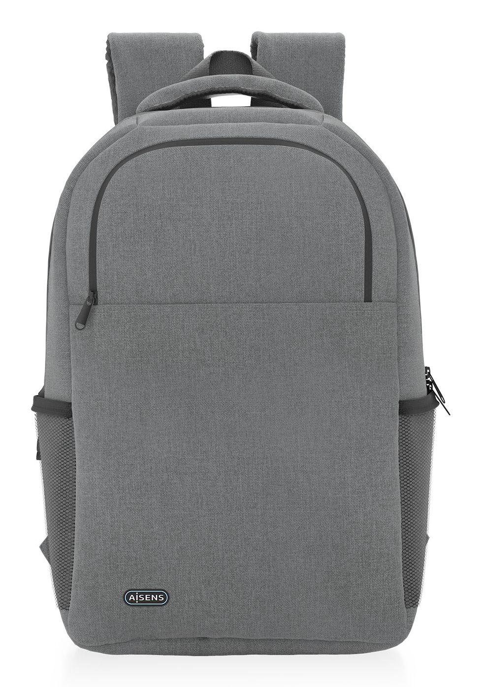 Mochila AISENS ASBG-BP083-GR (15,6" - Poliéster - 39,6 cm - Cinzento)