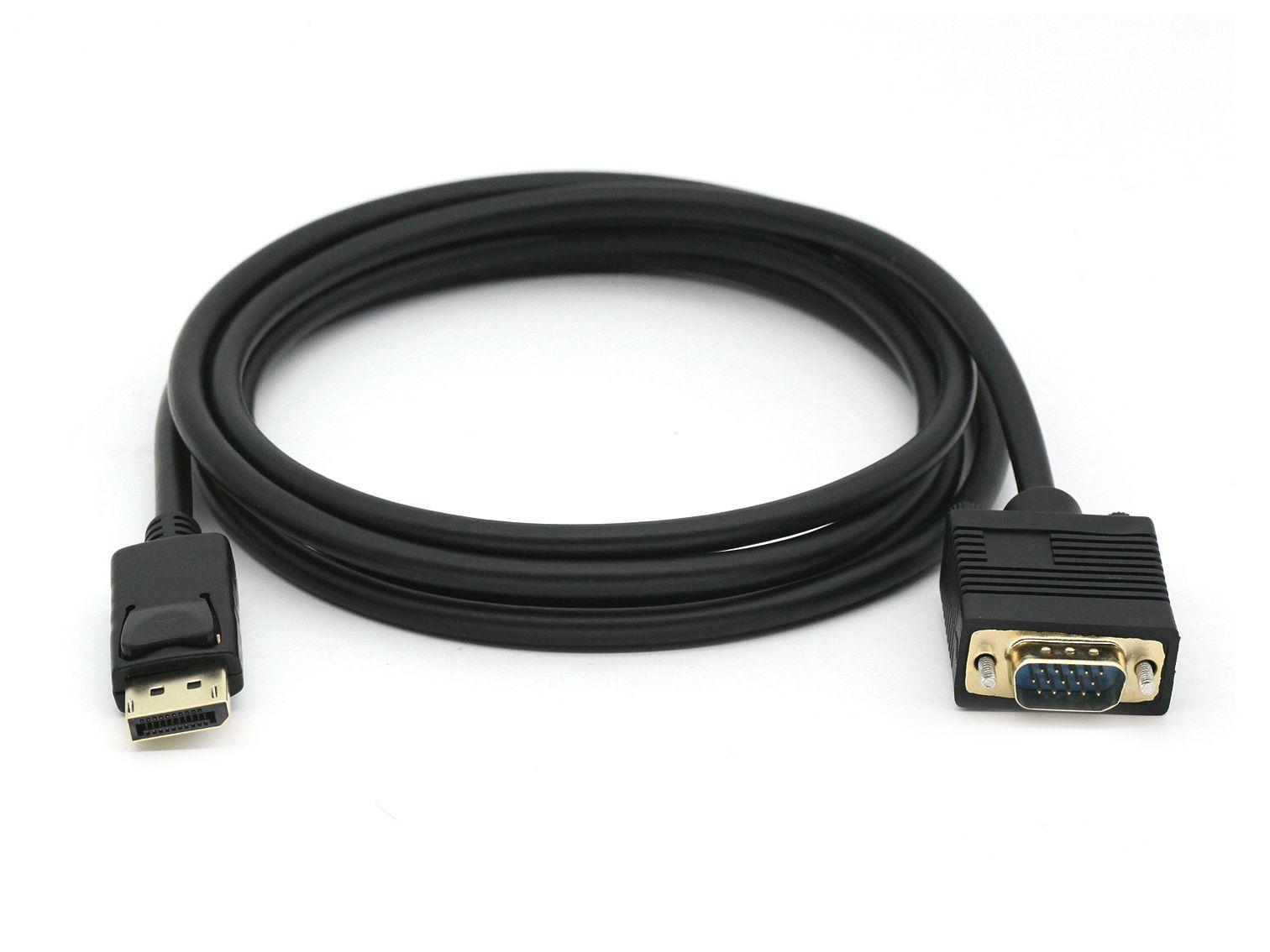 Cabo DisplayPort para VGA EQUIP 119338 (2 m - DisplayPort macho - Preto)