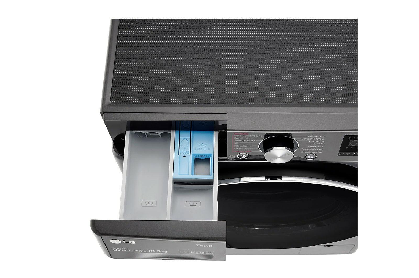Máquina de Lavar Roupa Independente LG F6WV710P2S (1600 RPM - A - B - Preto/Inox), miniatura 7