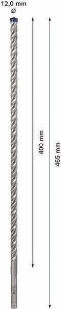 Broca para Martelo BOSCH EXPERT SDS plus-7X (Carboneto)