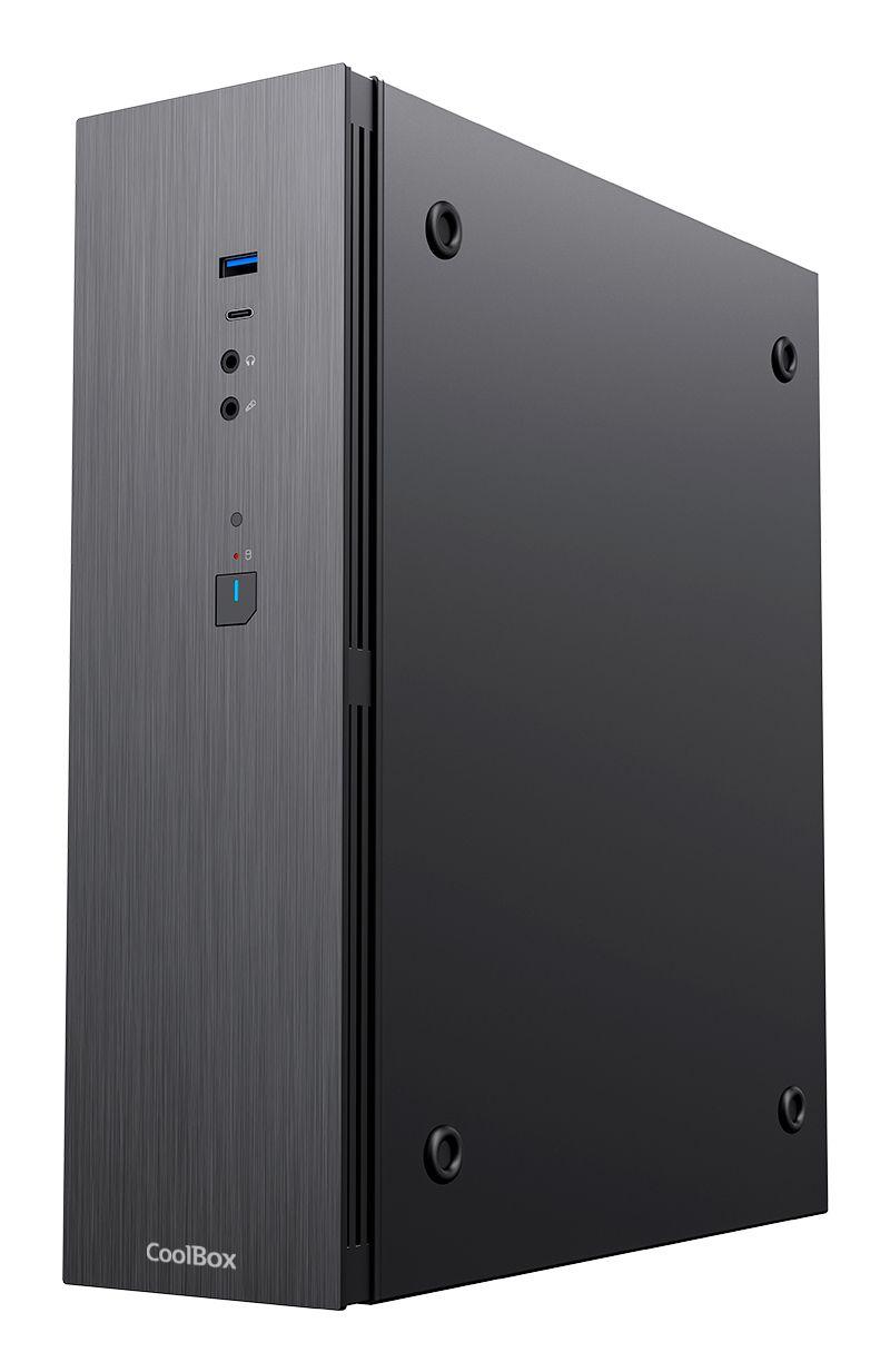Caixa de Computador COOLBOX T370 Slim (Micro ATX, Mini-ITX - TFX - 300 W - Preto)