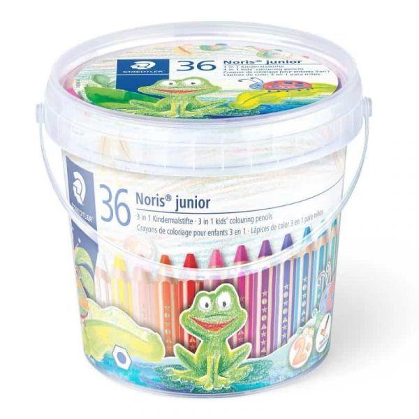 Conjunto de Lápis de Cor STAEDTLER Noris junior 140 C36 (3 Afia-lápis) — miniatura 2