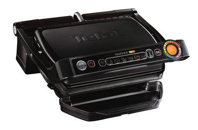 Grelhador de Contacto TEFAL OptiGrill GC7148 (Altura 17,5 cm - Preto)