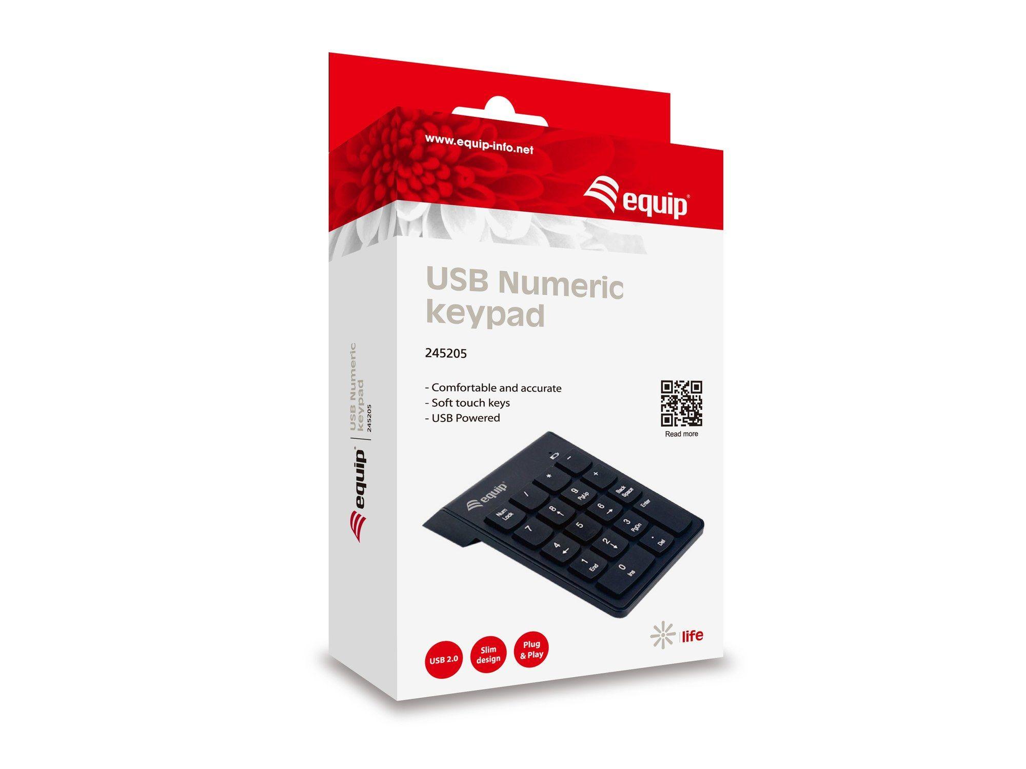 Teclado EQUIP 245205 (Membrana - USB - Preto) — miniatura 4