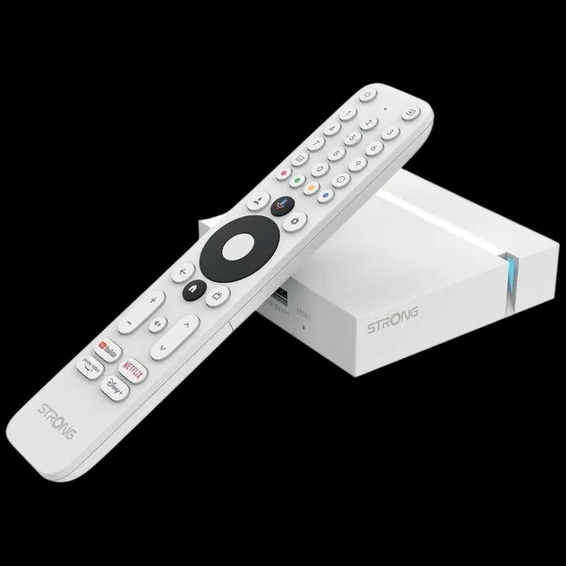 Reprodutor Multimédia STRONG LEAP-S3+ V2 (Android 14 - Amlogic - S905Y4 - Branco)