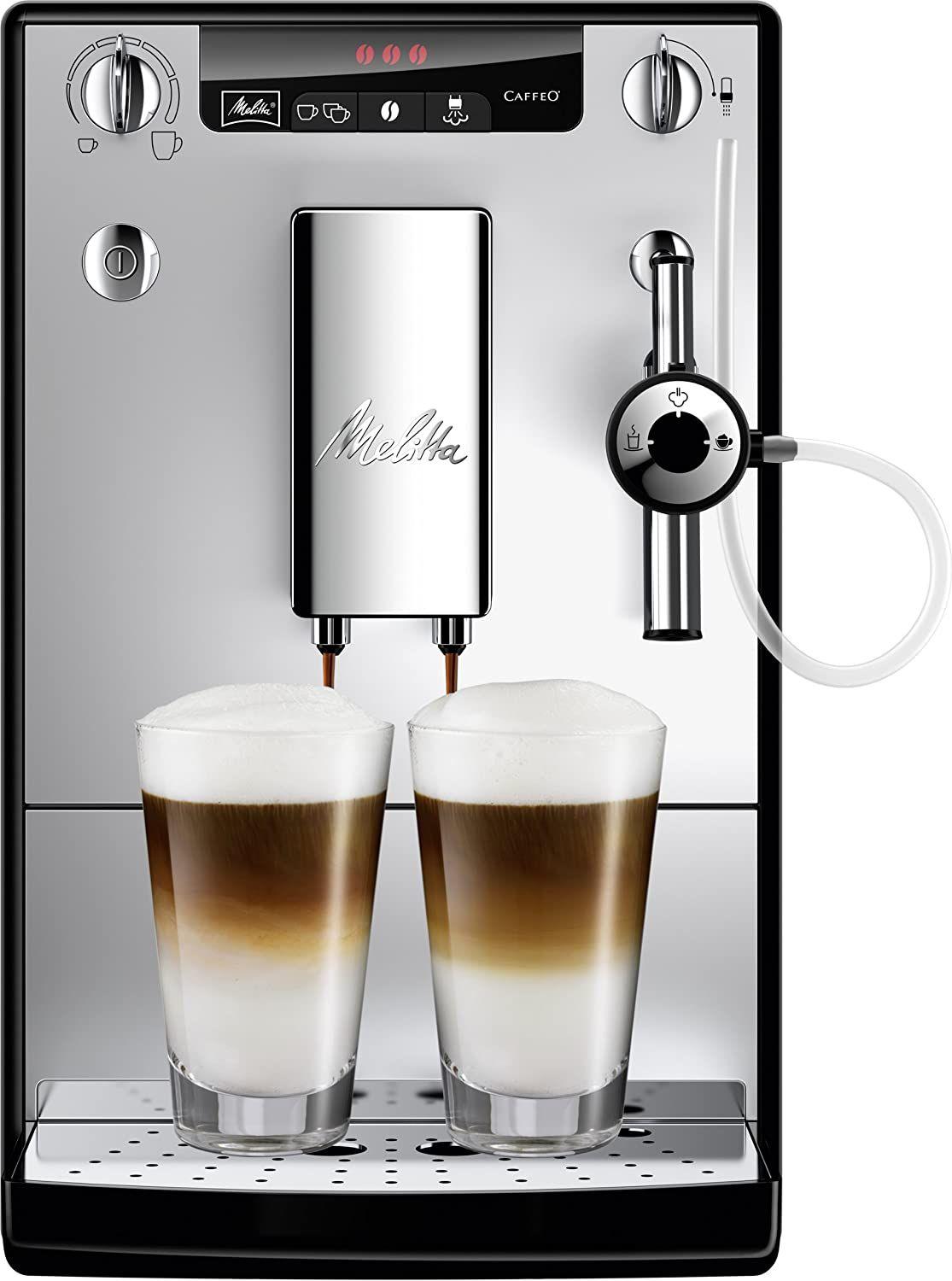 Máquina de Café Automática MELITTA Caffeo Solo & Perfect Milk E957-203 (1400 W - 1,2 L - 125 g - Prateado)