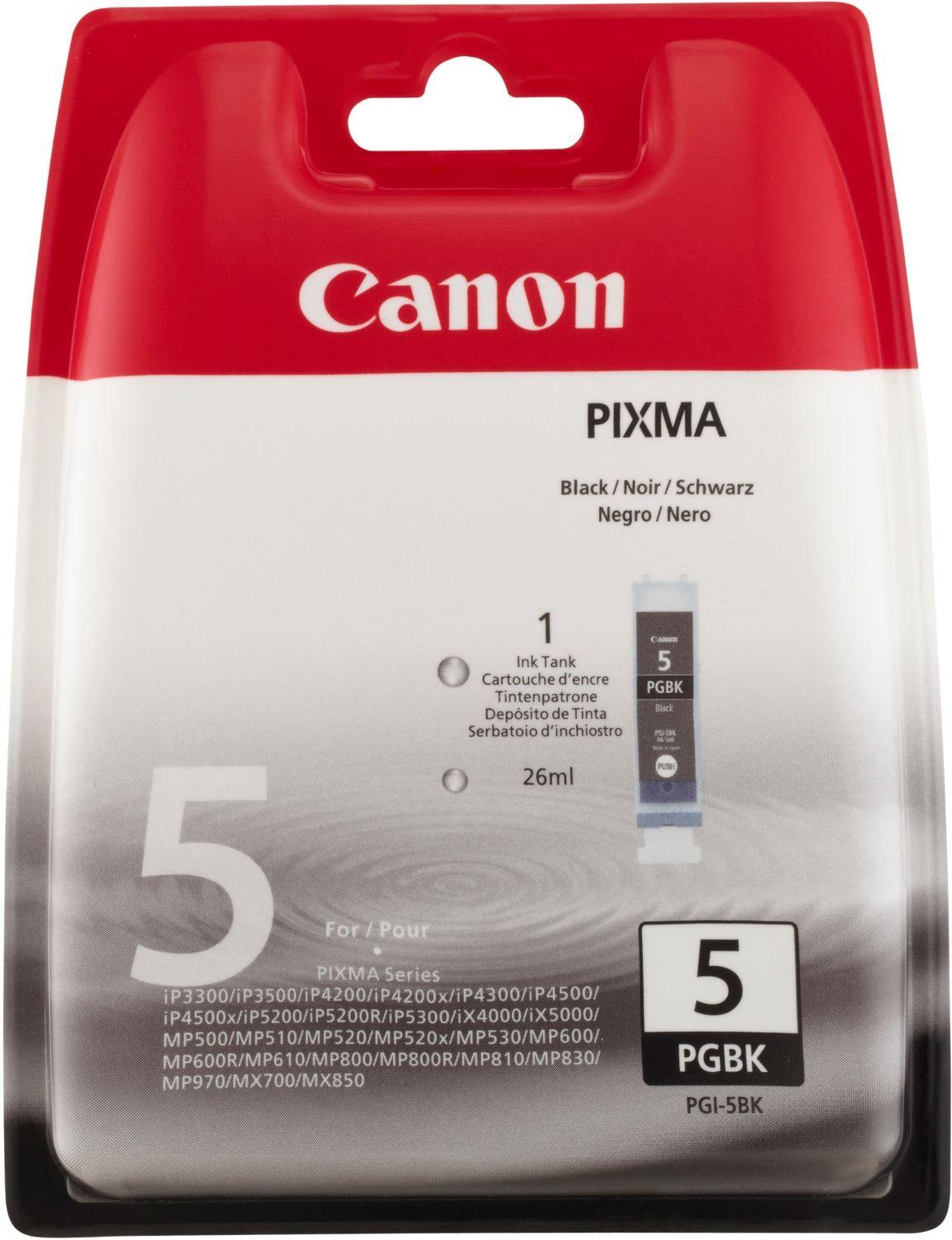Tinteiro CANON PGI-5BK (Preto)