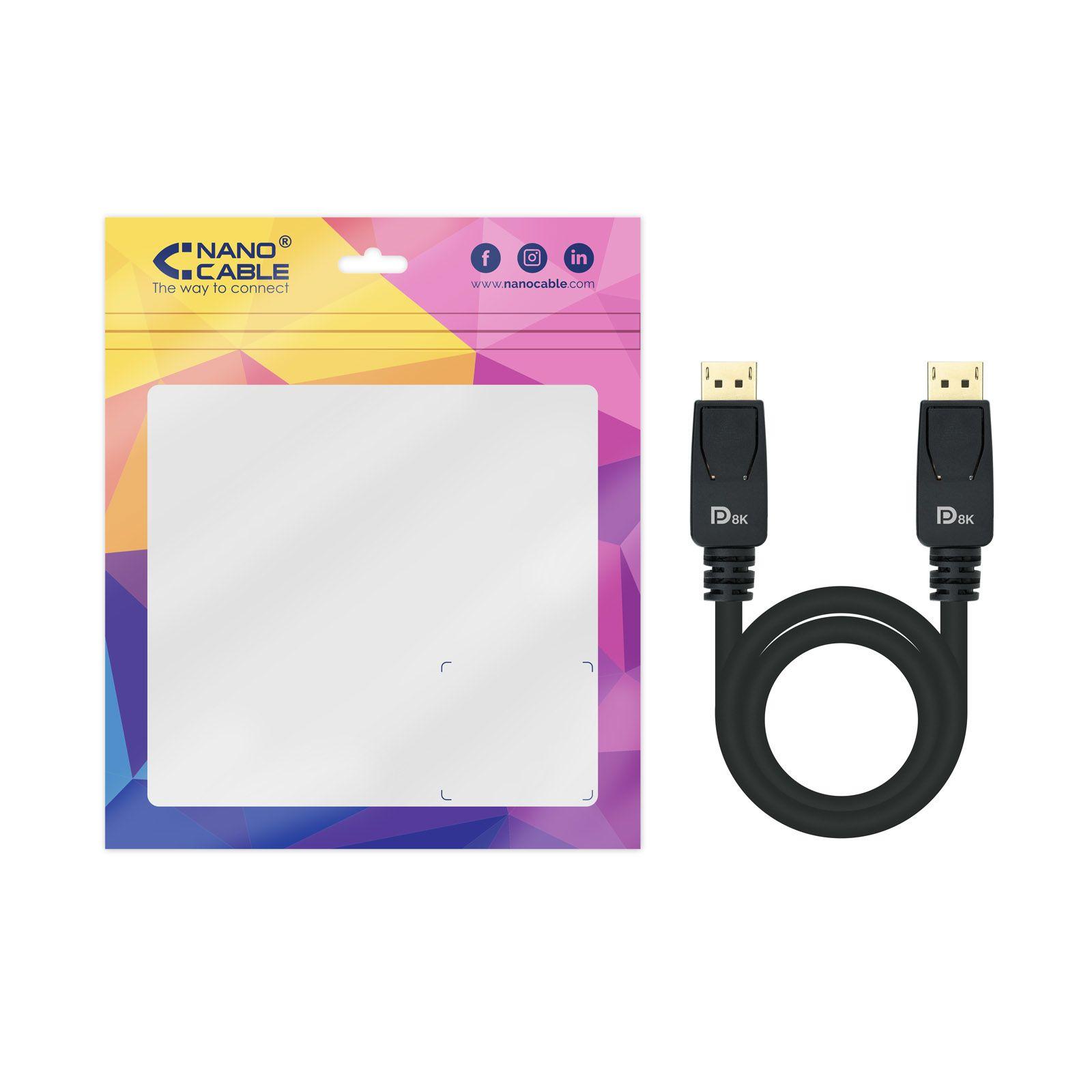 Cabo DisplayPort NANOCABLE 10.15.2503 (3 m - Preto) — miniatura 8
