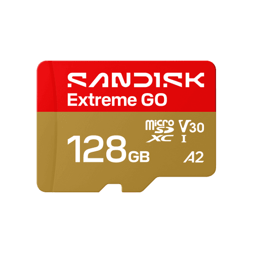 Cartão de Memória SANDISK Extreme GO (128GB - 240 MB/s - Dourado/Vermelho), miniatura 2