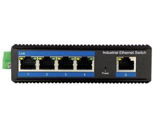 Switch Industrial LOGILINK NS202P (RJ45 - 10/100/1000 Base-TX - Preto), miniatura 4