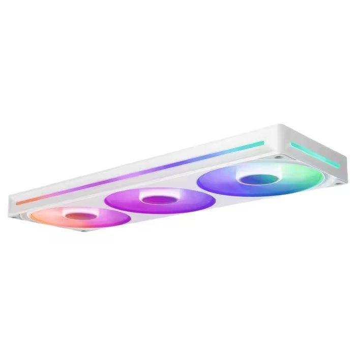 Ventoinha NZXT F360 RGB Core (Plástico, borracha - RGB multicolor - Branco) — miniatura 4