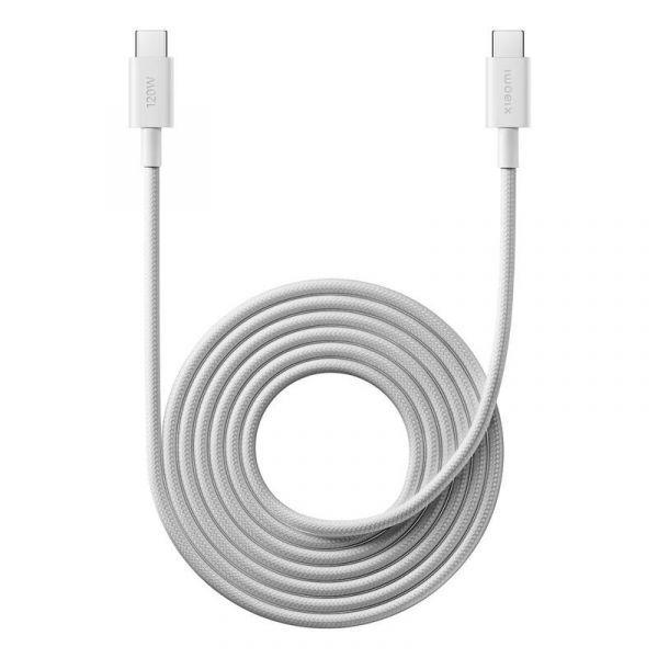Cabo USB-C para USB-C XIAOMI 6A Braided (2 metros - USB-C macho - Preto) — miniatura 4