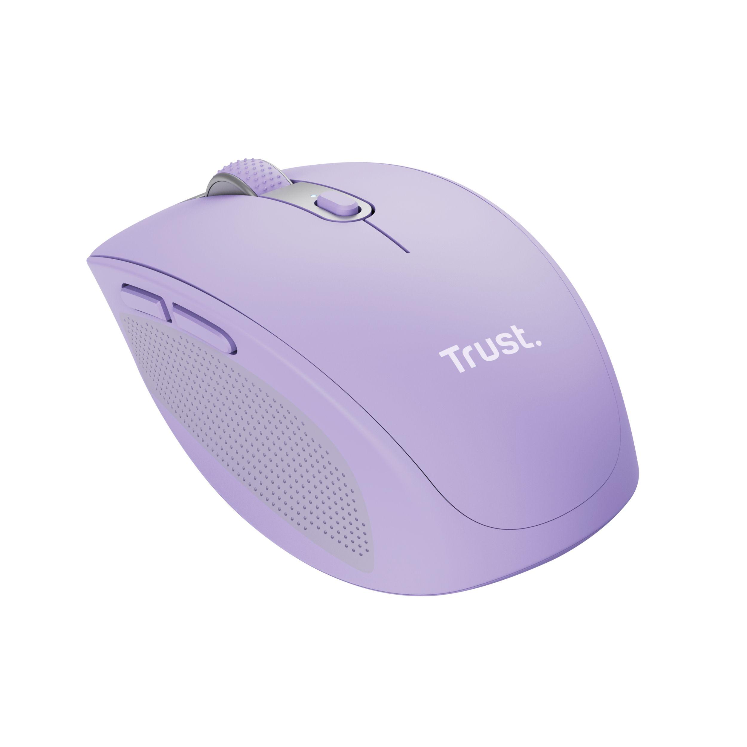 Rato TRUST Ozaa Compact 25384 (Mão direita - 3200 DPI - Ótico - Lilás), miniatura 2