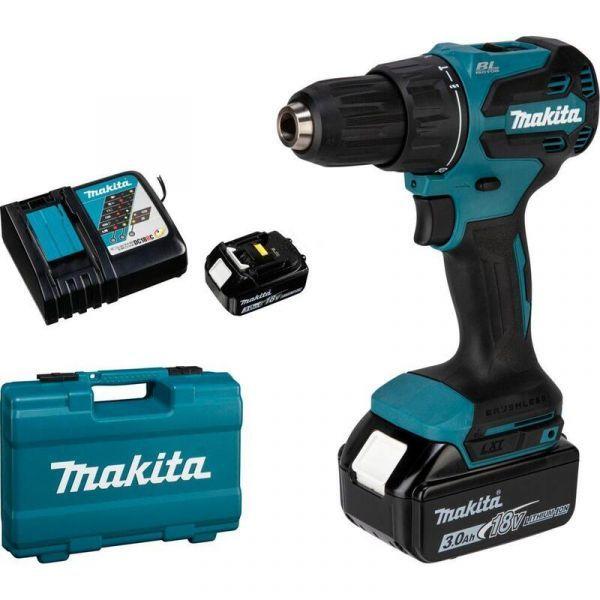 Berbequim Aparafusador com Percussão MAKITA DHP490RFX3 (Sem fios), miniatura 2