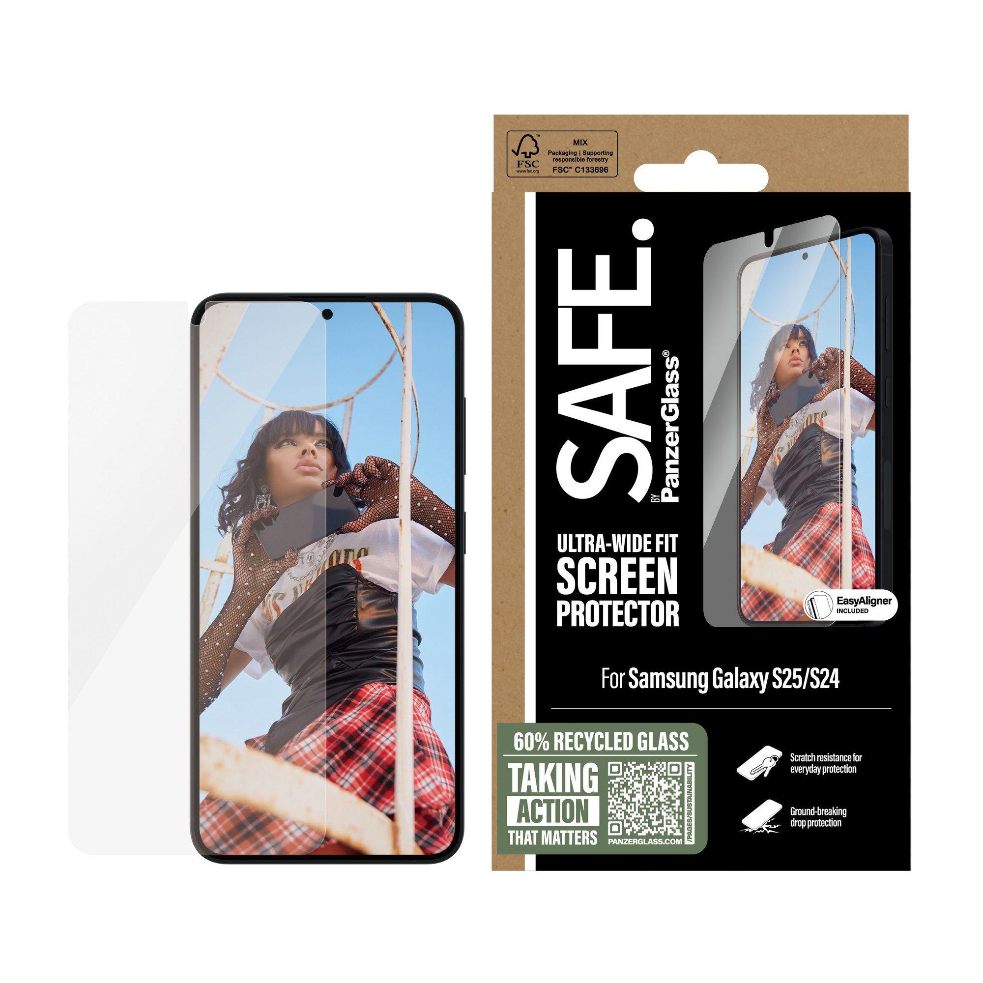Película de Vidro Temperado PANZERGLASS SAFE. Ultra-Wide Fit (6,2" - Transparente) — miniatura 2