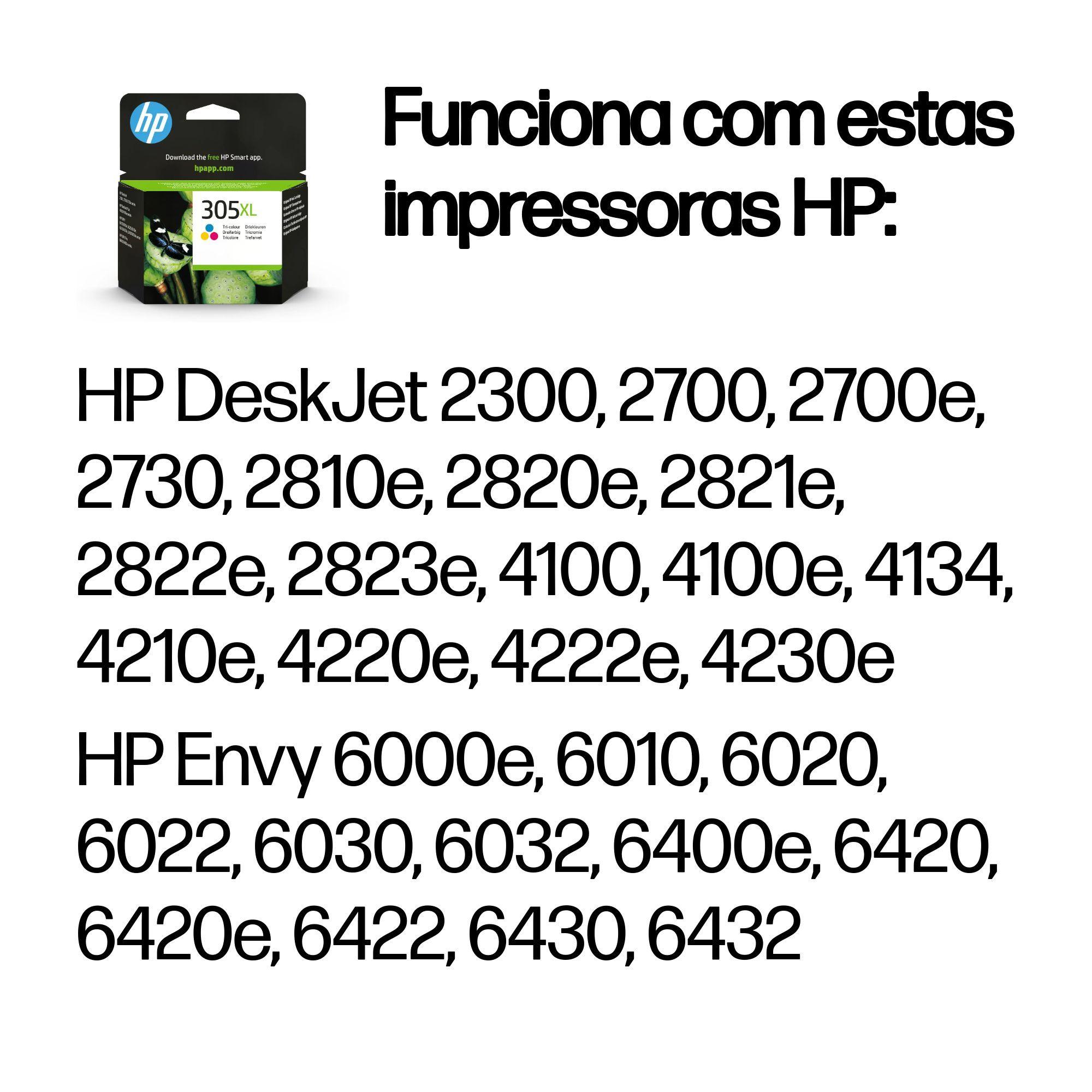 Tinteiro Original HP 305XL 3YM63AE (300 páginas - Preto)