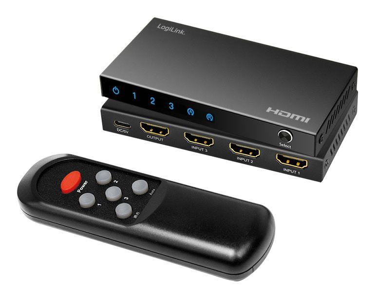 Comutador HDMI LOGILINK HD0062 (Preto), miniatura 3