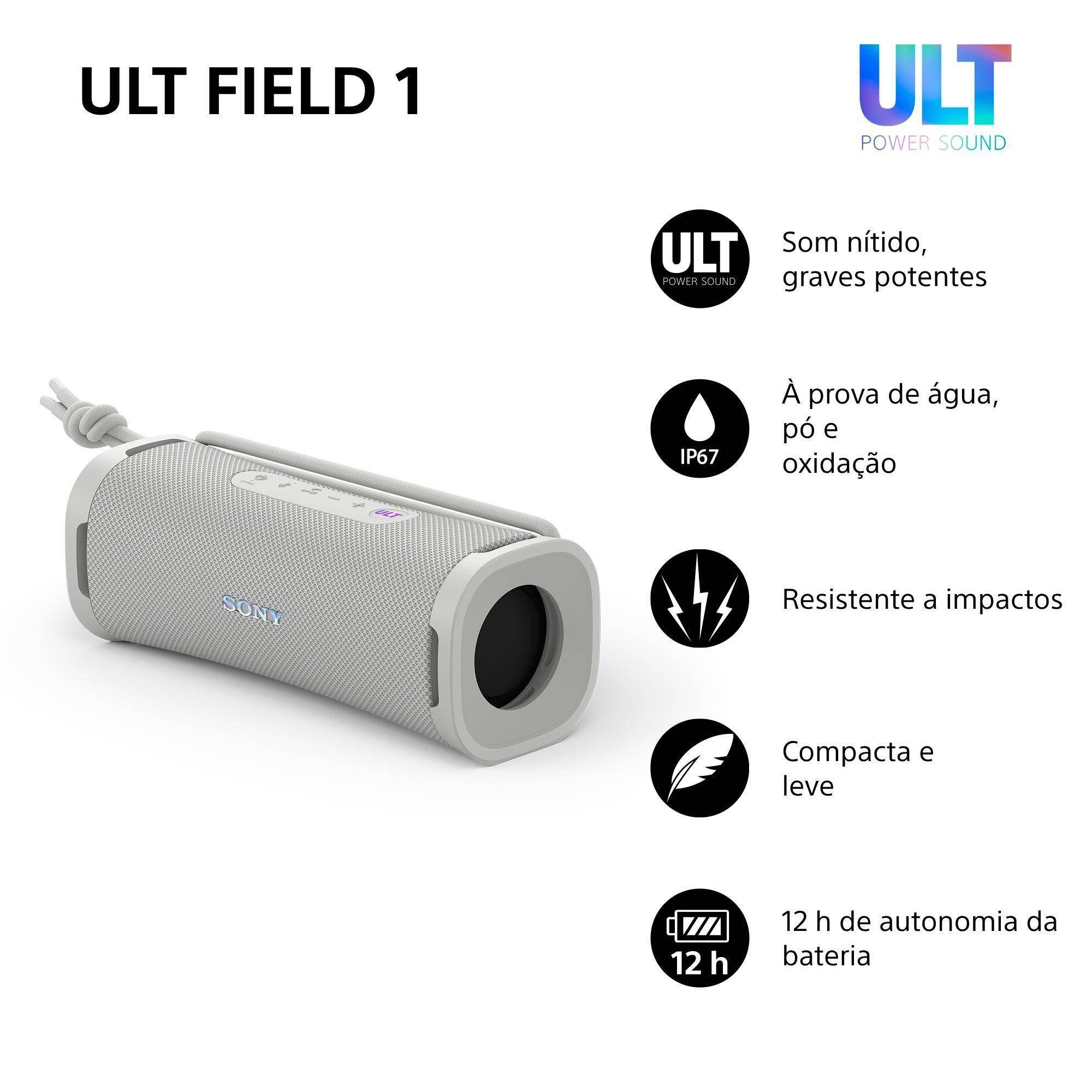 Coluna Portátil SONY ULT Field 1 (30 W - Sem fios - Branco), miniatura 2