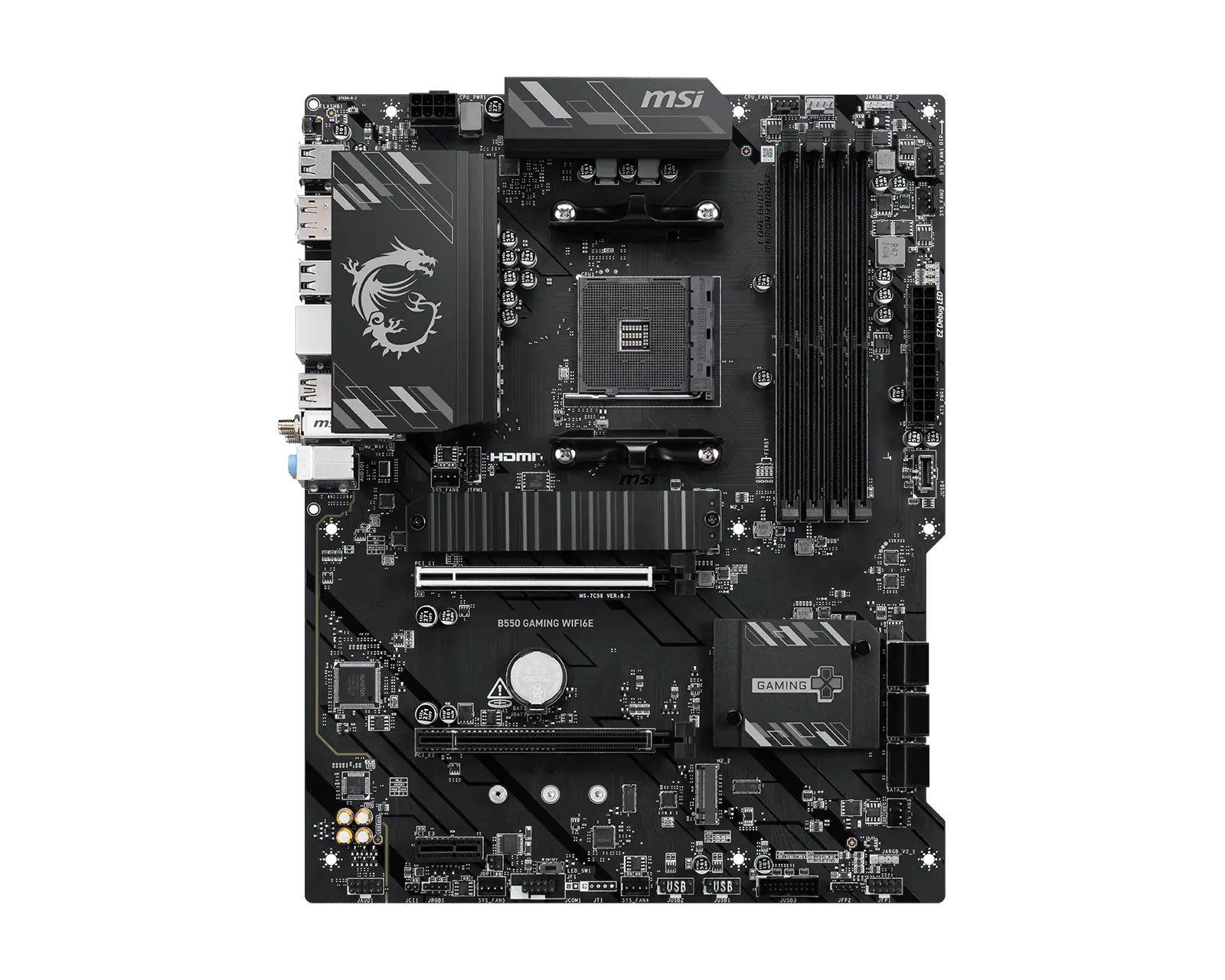 Motherboard MSI B550 GAMING WIFI6E (AM4 - ATX - Duplo canal), miniatura 2