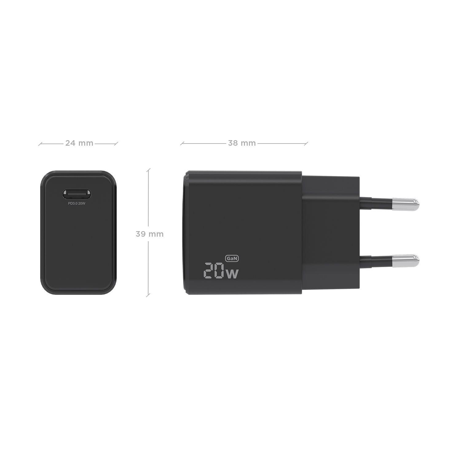 Carregador de Parede AISENS A110-1024 (20 W - Preto), miniatura 4