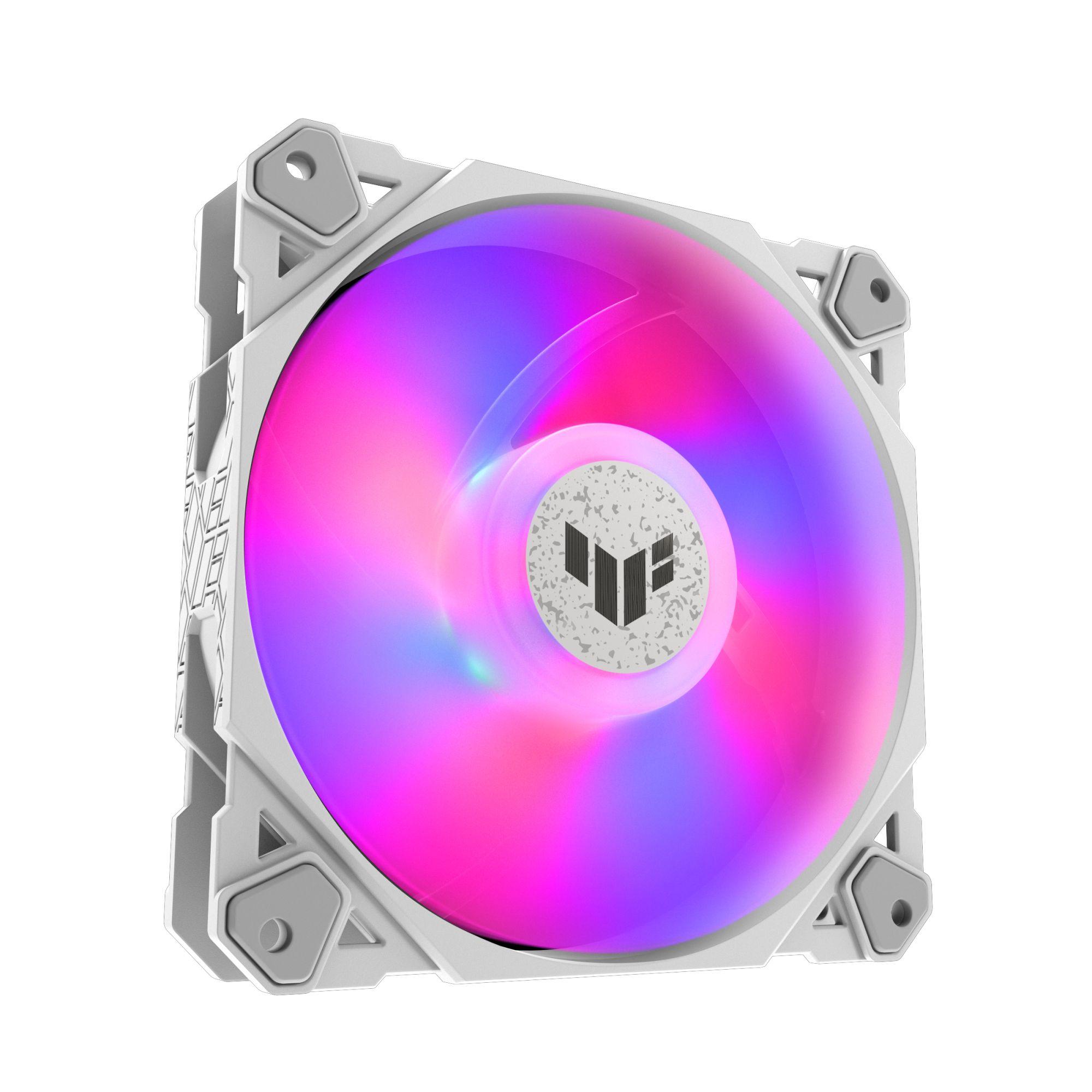 Ventoinha ASUS TUF Gaming TF120 ARGB White Edition (2,88 W - Branco), miniatura 4
