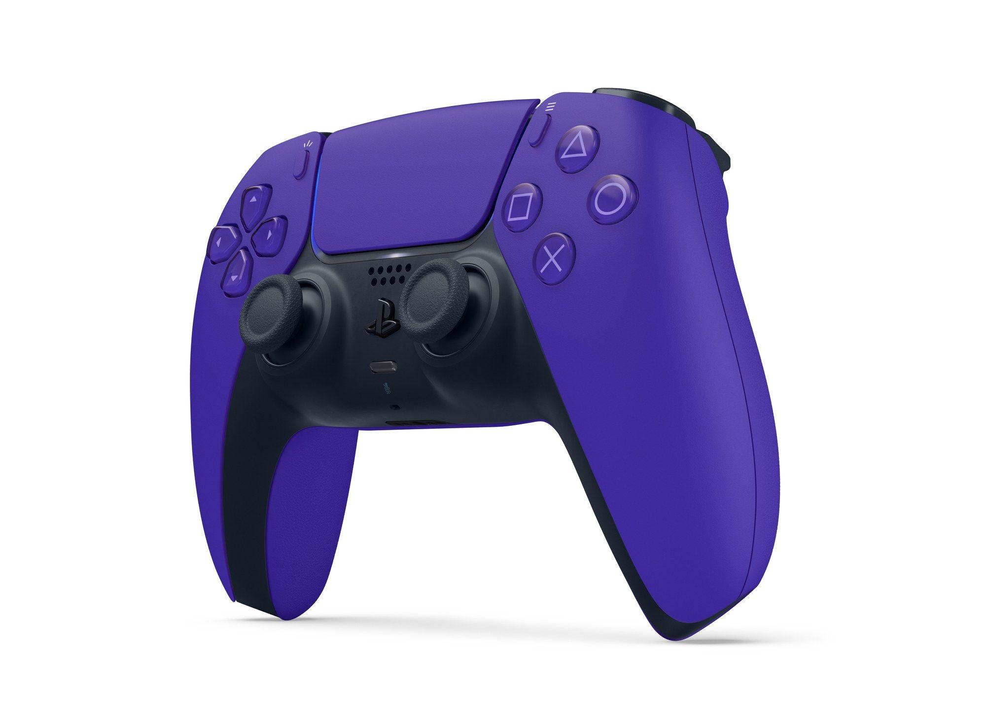 Comando SONY DualSense v3 (PlayStation - Bluetooth/USB - Com fios e sem fios - Preto e Roxo) — miniatura 3